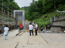 黒滝沢小水力、住民説明会&工事現場報告